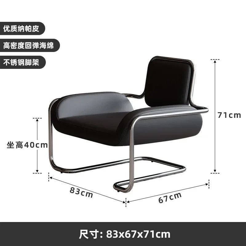Medieval style designer lemon solenoid Internet celebrity leisure chair