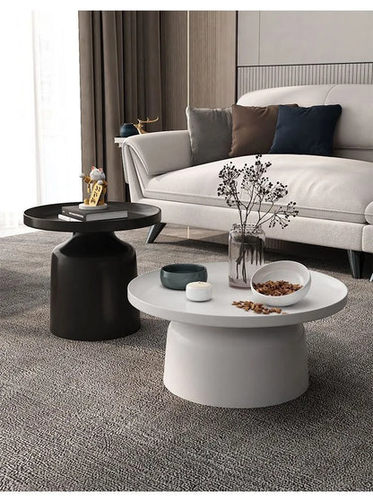 Circular Coffee Tables Nordic Living Room Center Table Modern Side Tea Table Portable Simple Bedroom Nightstand Home Furniture