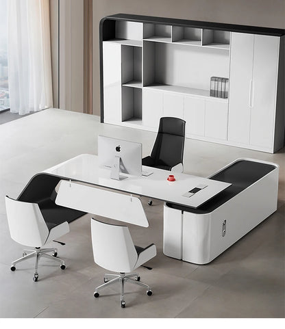 Adjustable Gaming Office Desk Organizers Storage Multifunctional Office Desk Lshaped Folding Escrivaninha Commercial Furniture