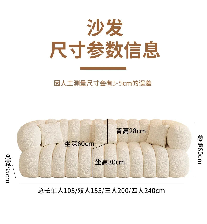 Modern Nordic Living Room Sofas Salon Floor Lounge Italian Relaxing Lazy Sofa Designer Woonkamer Banken Interior Decoration
