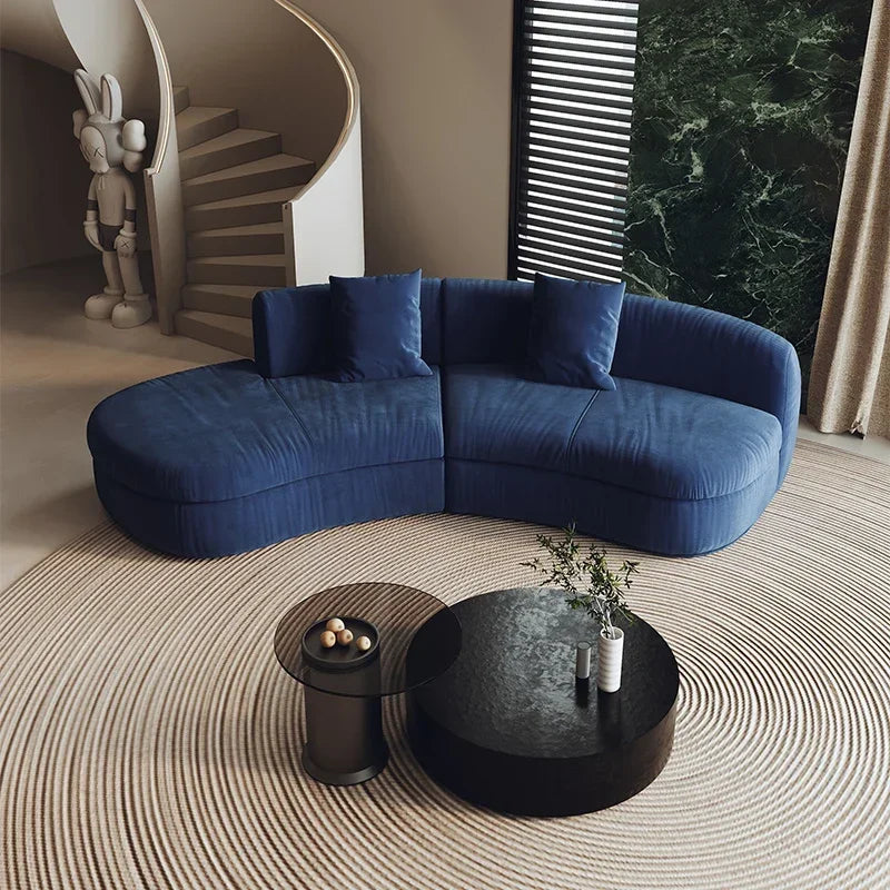 Semicircular curved special-shaped sofa beauty salon sales office hotel business hall rest area reception area negotiation