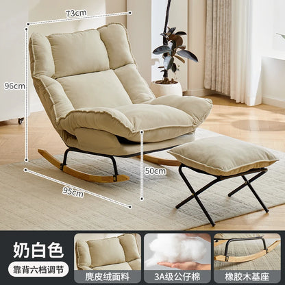 Designer Relax Chaise Lounge Luxury Vanity Makeup Rocking Chaise Lounge Gaming Sofa Living Room Furniture Woonkamer Stoelen Lsyy