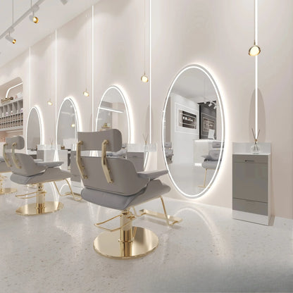 Beauty Barber Shop Mirror Frameless Barber Shop Internet celebrity hair salon