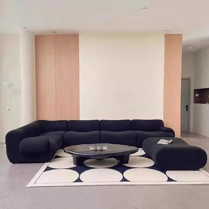 Modern European Sofa Set Designs Luxury Furniture Living Room One Seat/Two Seat/Three Seat Vacuum Compressed Sofa with 2 Pillow