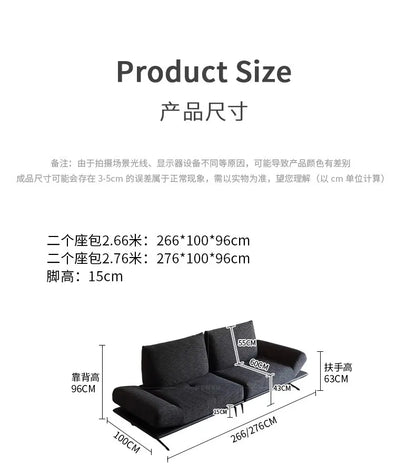 Bedroom Rotatable European Couch Linen Nordic Modern Double Living Room Sofa Chaise Puffs Lounge Luxury Muebles Trendy Furniture