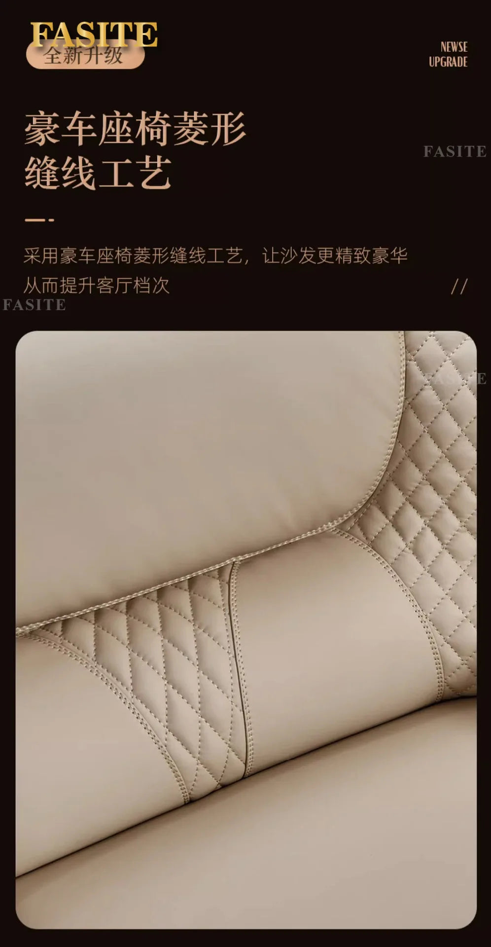 Ebony leather living room sofa combination modern simple light luxury new Chinese style solid wood first layer cowhide furniture