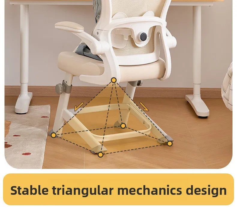 New model Durable Office Study Chair Computer Chair Household Desk Chair Student Writing Chair Waist Protection Ergonomic Chair