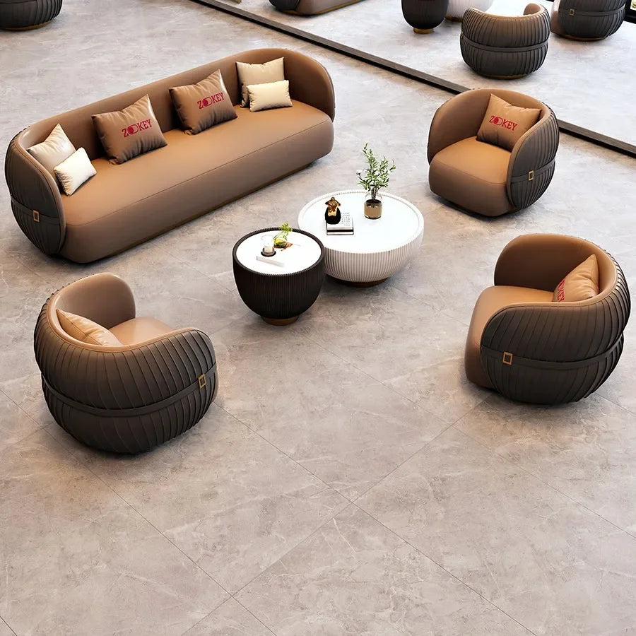 Simple Backrest Chairs for Conference Room Drawers Modern Wooden Luxury Nordic Salon Designer Lounge Back Office Furniture