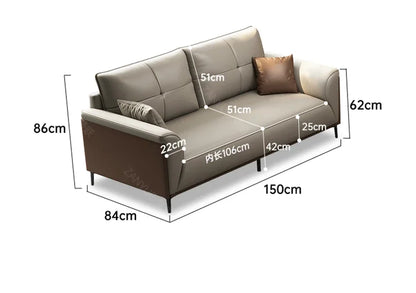 Designer Luxury Living Room Sofa Set Minimalist Beige Sectional Modern Nordic Sofas Puffs Double Canape Salon Home Furniture