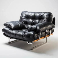 Modern European Brown Sofa Italian Designer Luxury Single Canape Salon Home Furniture