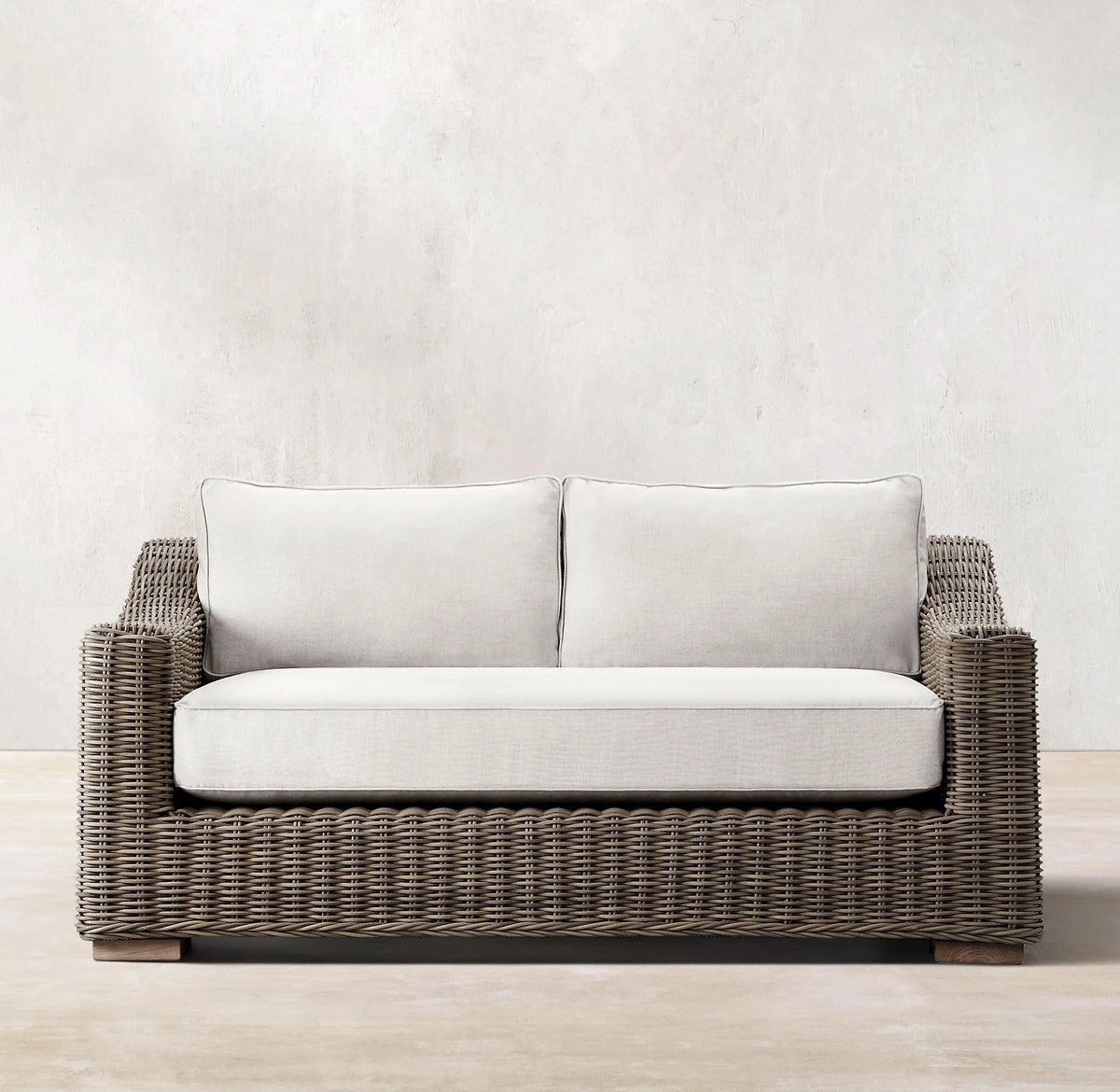 Hotel Garden Rattan Patio Sofa Sets Wicker Rattan Sofa Outdoor Aluminum Frame Rattan Sofa Set