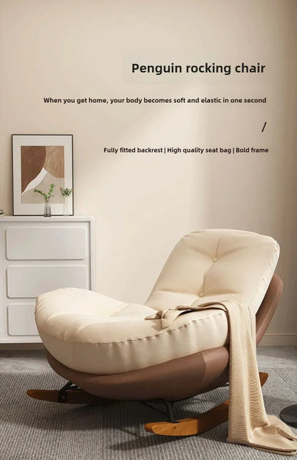 Sofa Penguin Rocking Chair Adult Lounge Chair Adult Living Room Snail Balcony Home Indoor Leisure Rocking Chair Recliner
