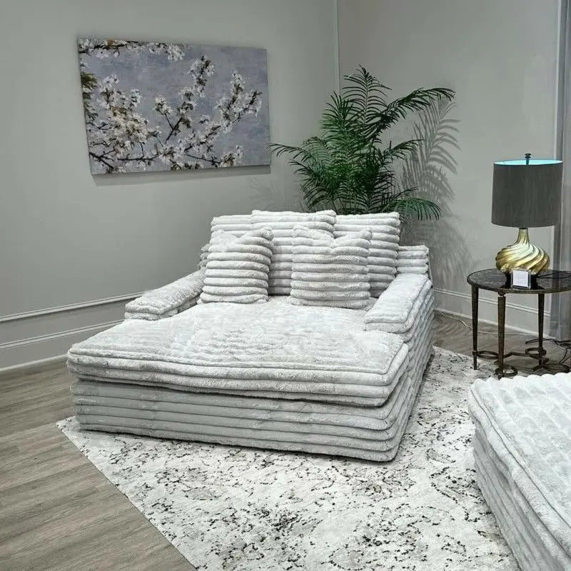 Modern Minimalist Vacuum Compression Sofa High-Quality Corduroy Home Film and Television Floor Leisure Sofa Chair
