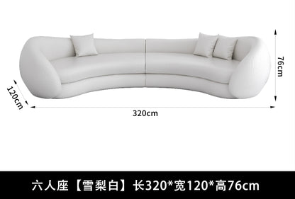 JJJJMinimalist Curved Sofa Sitting Area Reception Creative Sofa