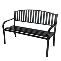 New Trend Backyard Modern Outdoor Bench Outdoor Garden Iron Bench