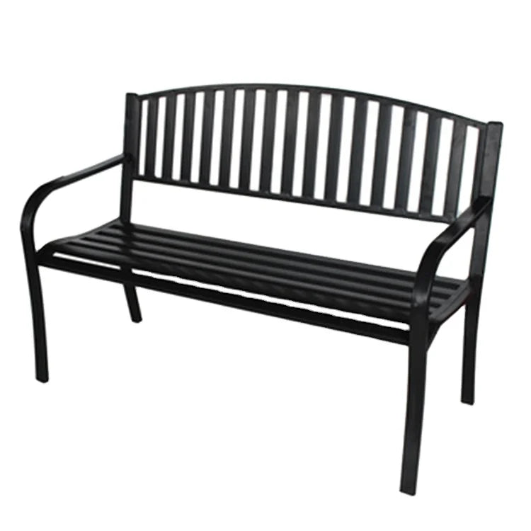 New Trend Backyard Modern Outdoor Bench Outdoor Garden Iron Bench