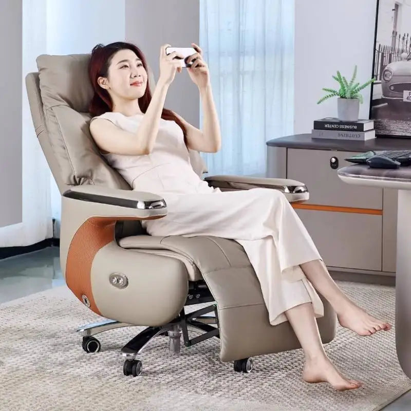 Comfy Armrest Wheels Office Chair Luxury Elegant Ergonomic Recliner Gaming Chairs Design Relaxing Sillas De Oficina Furniture