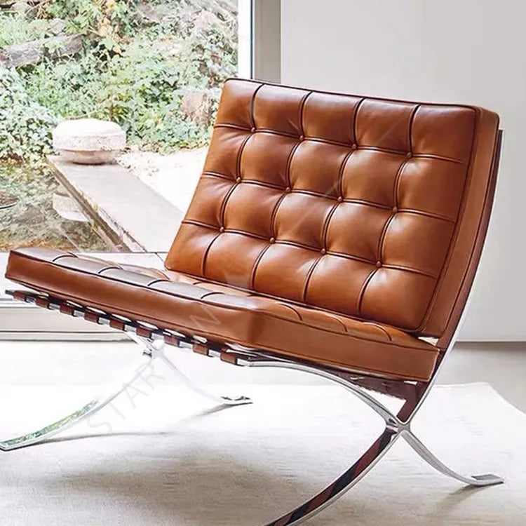Stylish Barcelona Single, Sofa Chair For, High End Living Room, Italian Designer Lazy, Coffee Sofa Cozy