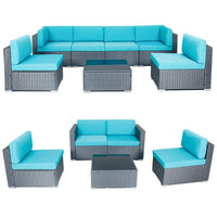 Wholesale Outdoor High Quality Sofa Rattan Sofa Garden Dining Sofa Outdoor Patio Furniture