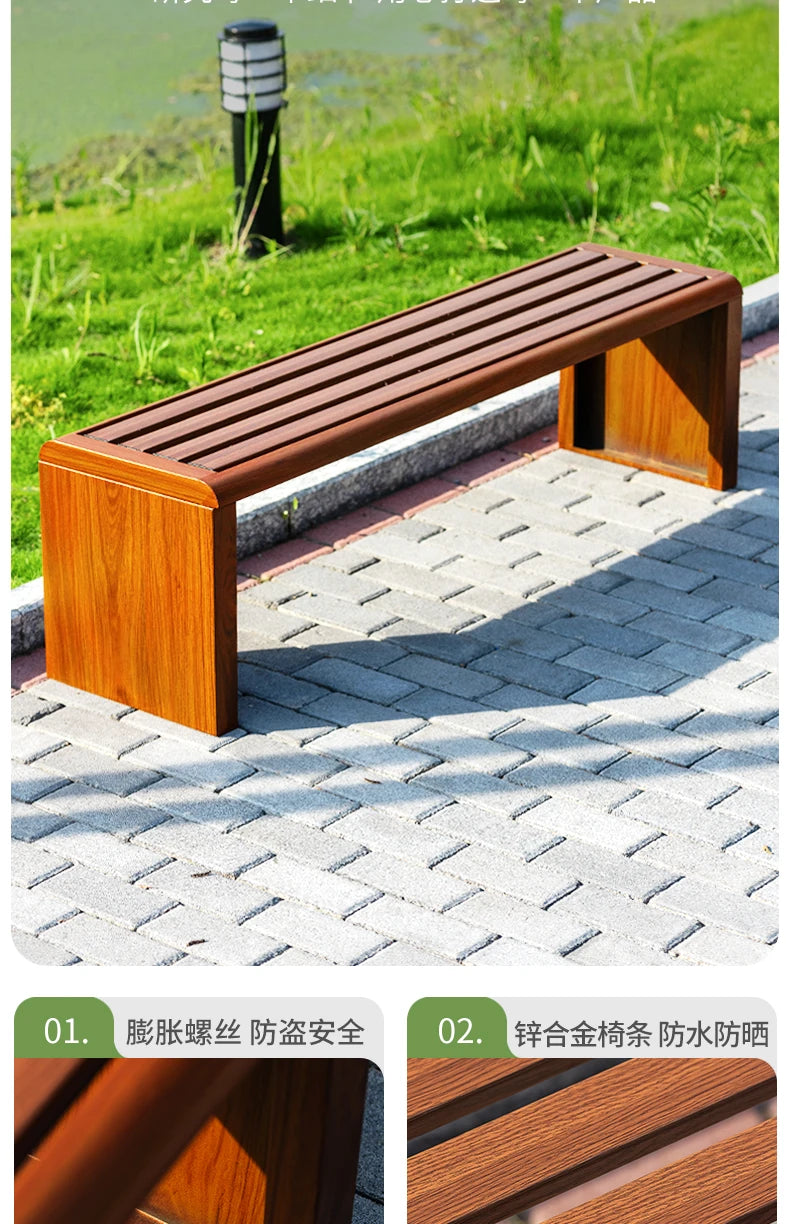Chaise de parc, banc de loisirs en plein air, tabouret de cour, centre commercial, terrain de basket-ball, repos, chaise à rangée, meubles durables