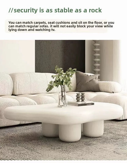 Clouds Tea Table House Lonely Wind Nordic Home Living Room Small Apartment Shaped Cream Simple Modern Tea Coffee Table Furniture