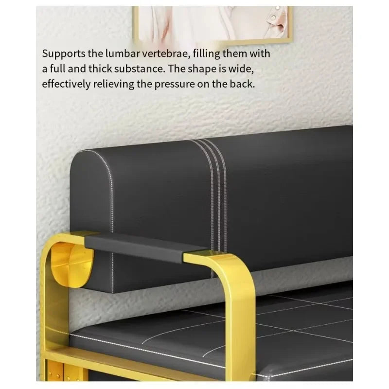 Modern Luxury Stainless Steel Changsha Hair Salon Barber Shop Beauty Salon Rest Area Waiting Area