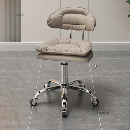 Italian Professional Barber Chairs for Beauty Salon Furniture Barber Chair Minimalist Lift Backrest Salon Chair for Hair Stylist