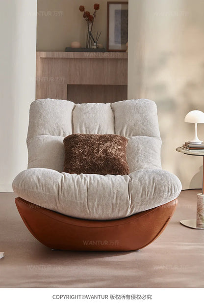 Italian living room creative single chair Nordic small apartment backrest sofa chair