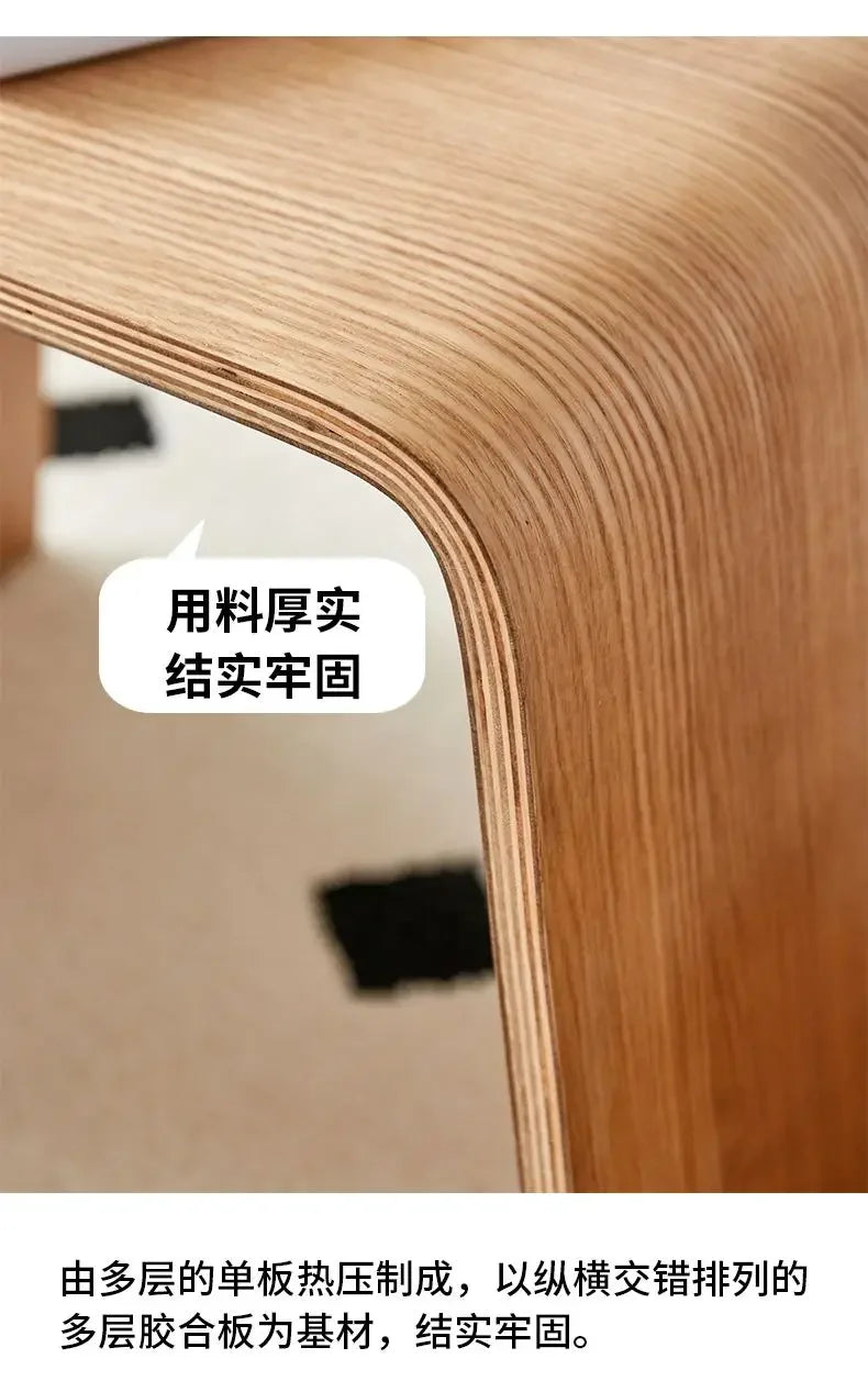 New N-Shaped Coffee Table: Nordic Creative Solid Wood Living Room Sofa Side Table, Bedroom Corner Table & Balcony Coffee Table