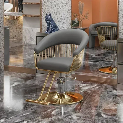 High end, stainless steel, dining chair, single sofa chair designer