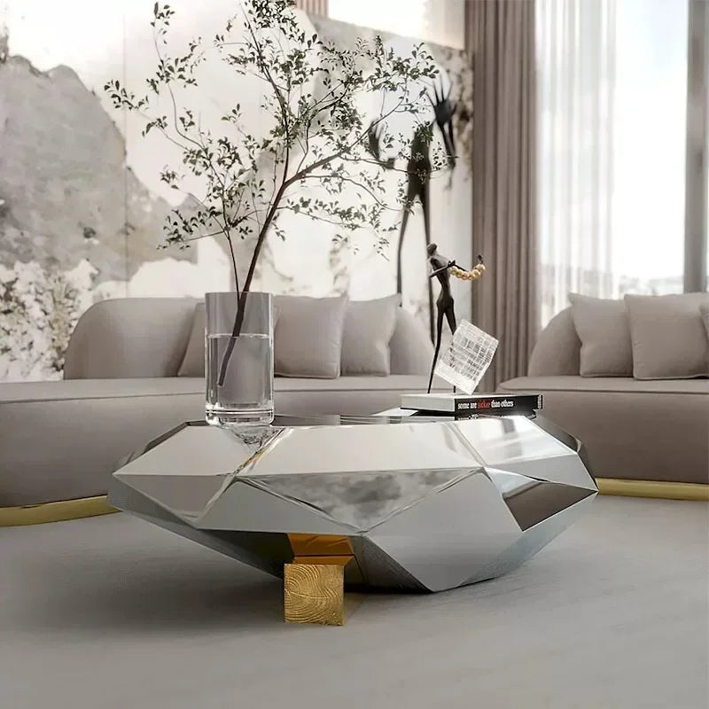 Modern Luxury Coffee Table Nordic Small Designer Books Industrial Coffee Table Clear Simple Cheap Metal Meubles Home Furniture