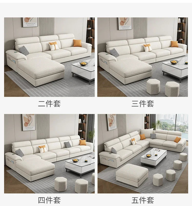 Minimalist Leather Frame Sofa Gaming Background Modular Sleeper Sofa Modern Recliner Lounge Lazy Women Divano Lounge Furniture