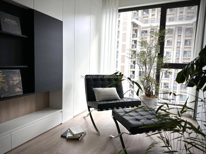 Barcelona Single Sofa Designer Lazy Sofa High-end Italian Living Room Sofa Chair Nordic Light Luxury Leisure Chair