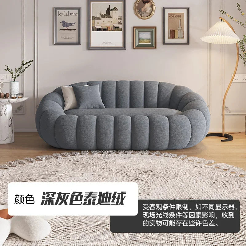 Cloud Sofa Plush Pumpkin Sofa Combination Soft And Comfortable Modern Living Room Sofa Suite Apartment Home Decoration Furniture