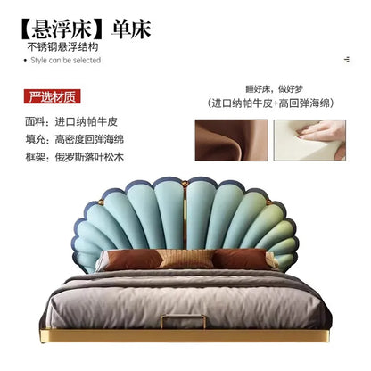 Luxury Upholstered Bed Upholstered Queen Size Minimalist Double Bed French Nightstands Camas De Dormitorio Bedroom Accessories
