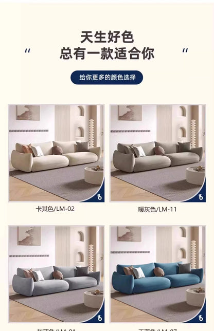 Nordic Cloud Living Room Sofas Cream Loveseat Tiny House Comfortable Living Room Sofas Relaxing Ergonomics Muebles Furniture