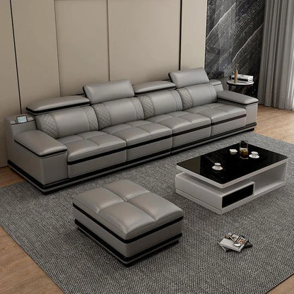 Sofas for Home Leather Designer Custom New Design Large Modern Set Living Room Furniture Modular Corner