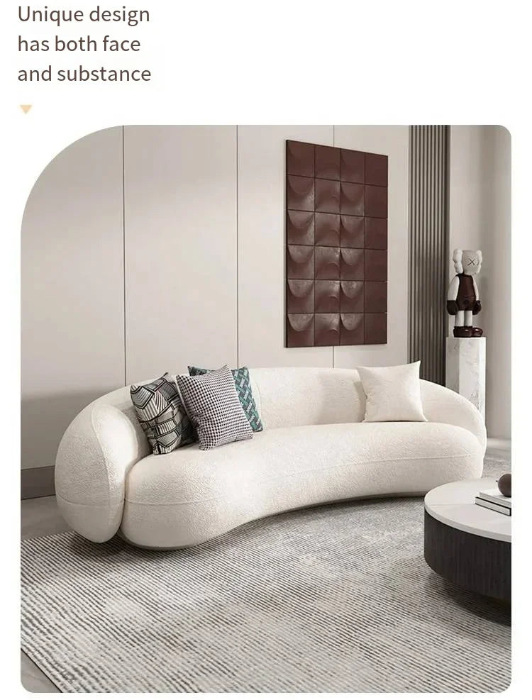 Minimalist Nordic Living Room Sofas Leather Recliner Designer Modern Sofas Luxury Lounge Balcony Cheap Divano Home Furniture