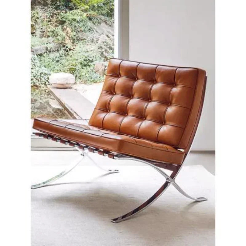 Barcelona Chair Nordic Single Sofa Italian Designer Seat Personality Lounge Chair Lounge Chair Retro Chairs