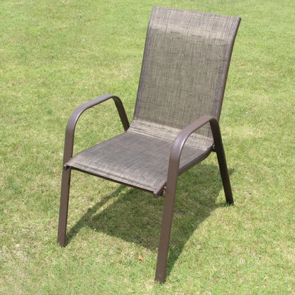Outdoor Beach Chairs Outdoor Courtyard Balcony Waterproof and Sunscreen Iron Chair Outdoor Furniture Home Leisure Back Armchairs