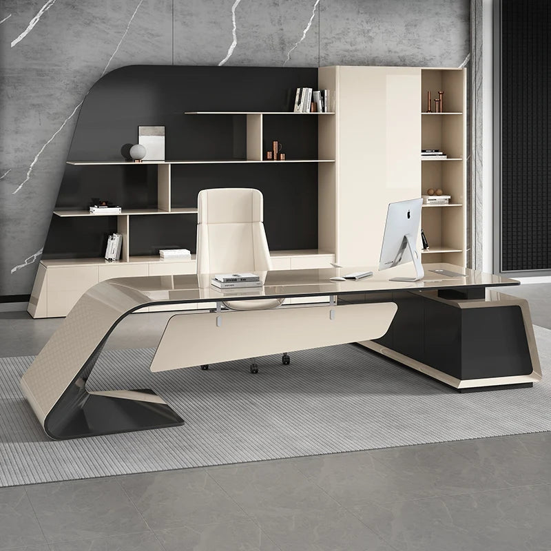 Modern Computer Office Desk Conference Storage Executive Standing Office Desk Display Crafts Mesa Ordenador Trendy Furniture