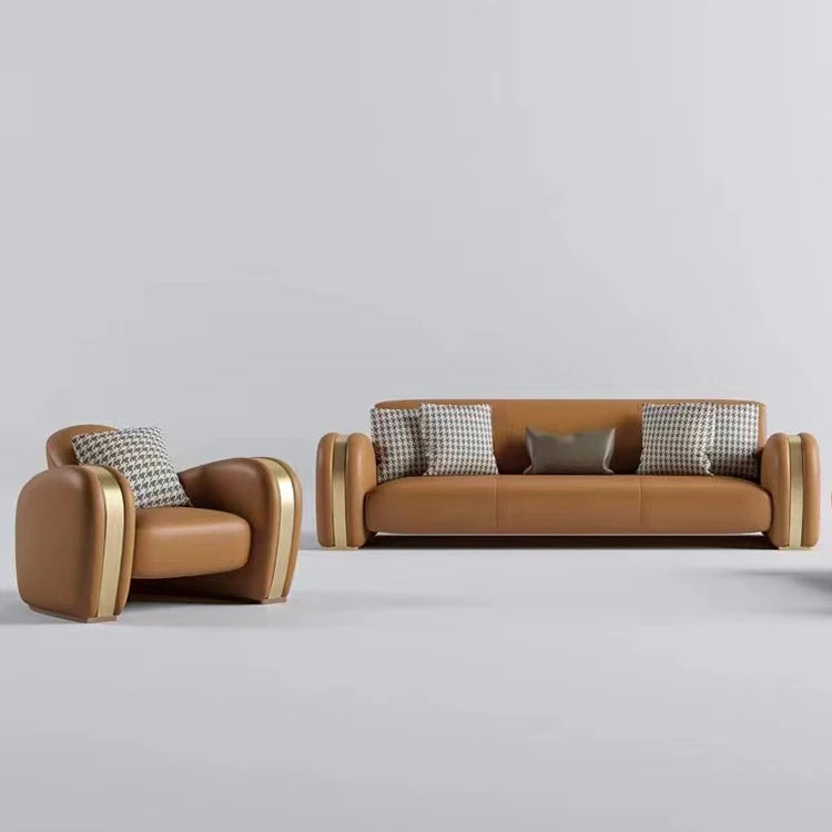 uj-Italian Design High Quality Luxury Living Room Sofa Set Home Furniture Custom Modern Leather Sectional Sofa*