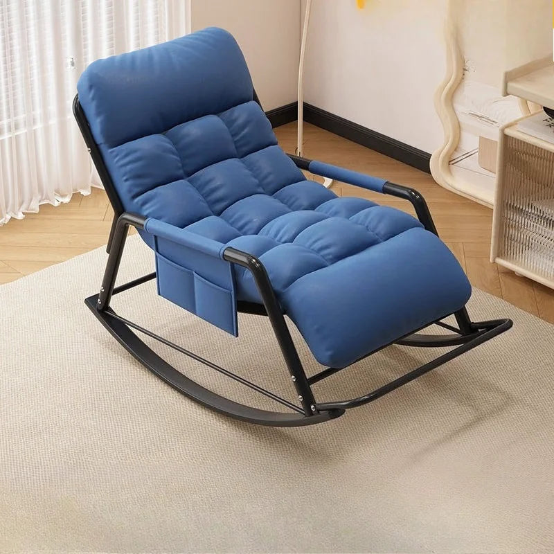 Recliner Rocking Chair Sitting and Sleeping Dual-purpose  Lunch Break Chair Balcony Home Leisure Lazy Sofa Chair Ergonomic