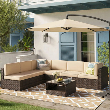 Outdoor Rattan Garden Furniture Sets Sofa Modern Luxury Metal Garden Furniture Sets Storage Table Conjunto Trendy Furniture