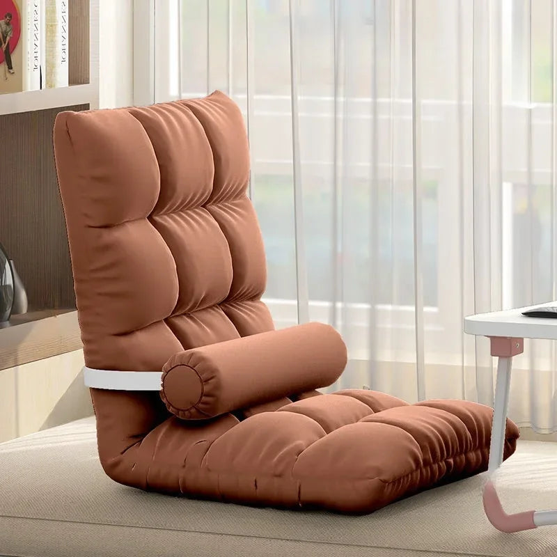 Folding Backrest Chair, Lazy Sofa, Bedroom, Dormitory, Single Seat Cushion, Bed Backrest, Bay Window, Balcony Tatami