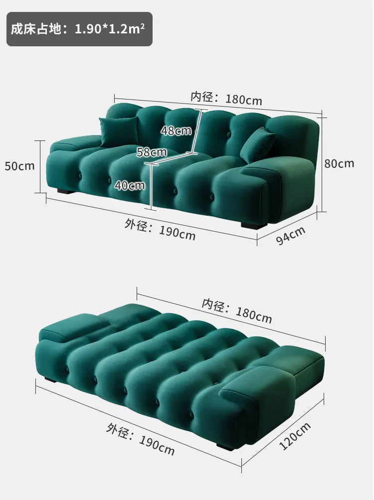 Minimalist Designer Living Room Sofas Versatile Nordic Puff Living Room Sofas Lounge Modern Divano Moderno Home Furniture