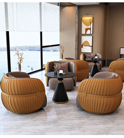 Simple Backrest Chairs for Conference Room Drawers Modern Wooden Luxury Nordic Salon Designer Lounge Back Office Furniture