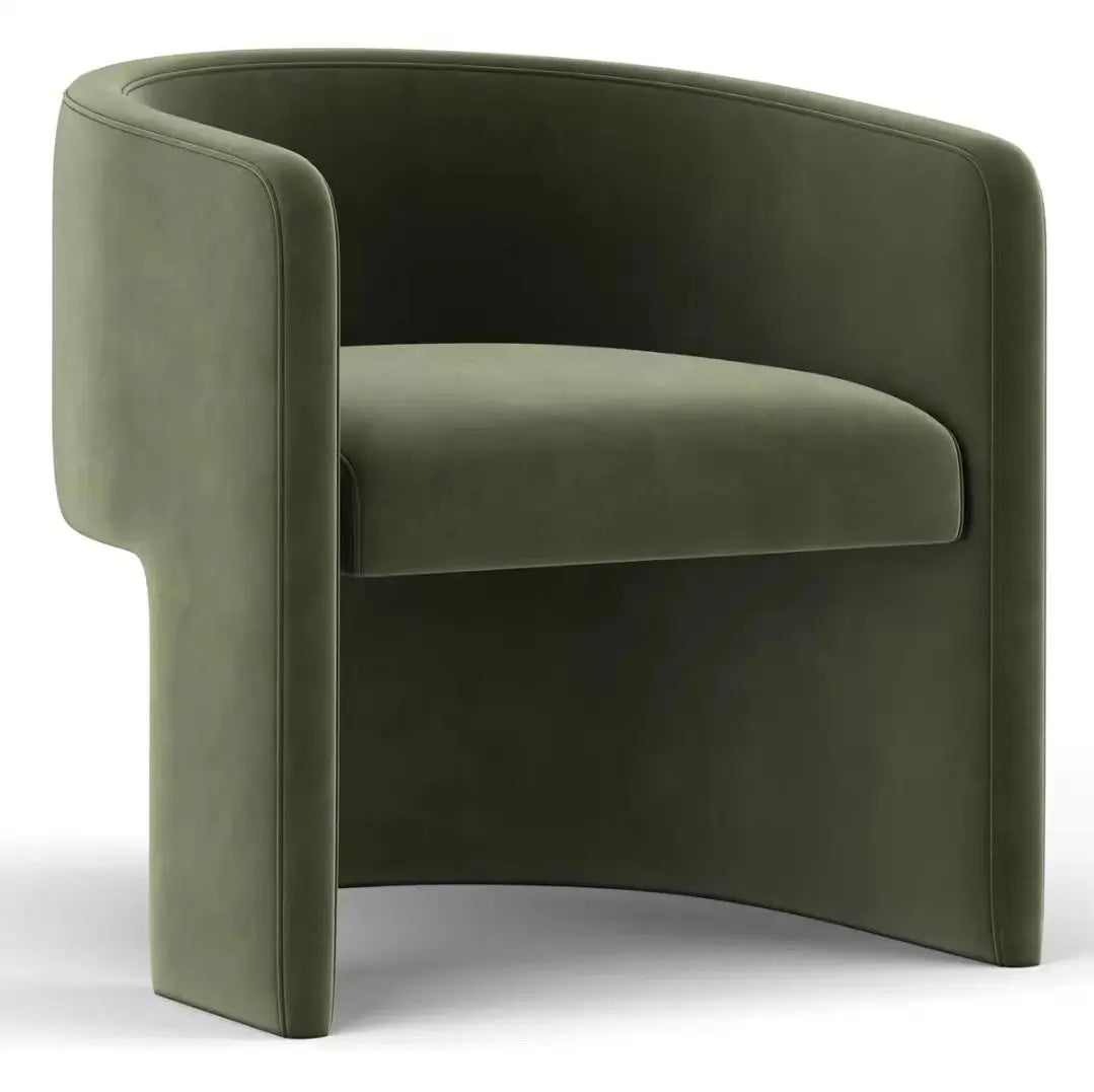 Light luxury fabric single sofa chair modern simple tiger chair