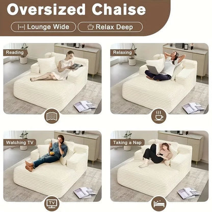 !@Wholesale Modular Sectional Sofa One Big Seat Compressed Sofa Bed Sleeper with Memory Foam Chenille Cover for Living Room