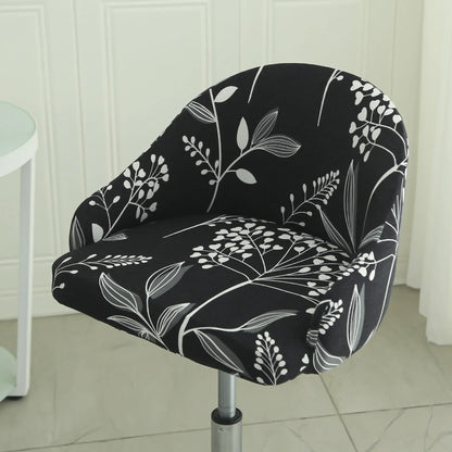 1PC Semi-Circular Universal Wear-Resistant Chair Cover Chair Cover Dust-proof Elastic Restaurant Hotel Dining Chair Cover 의자 커버